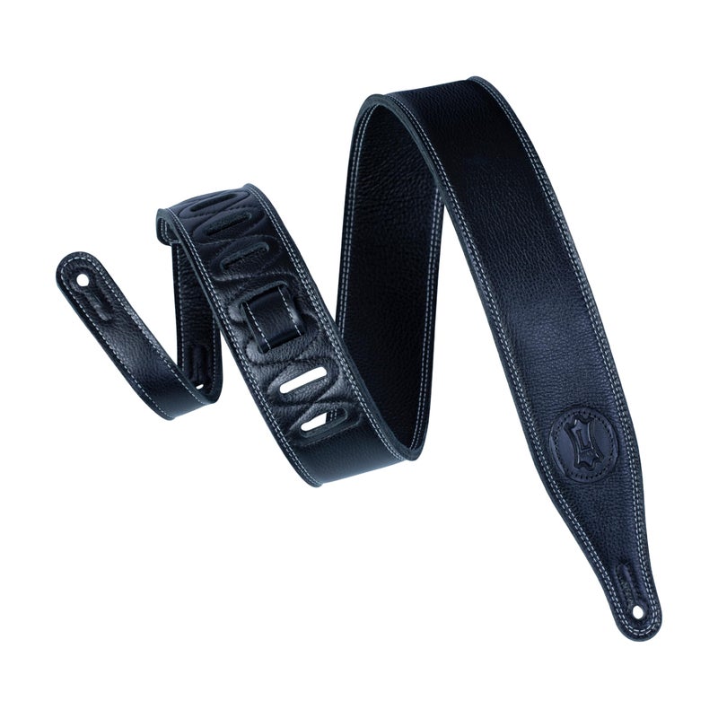 Levy's Leathers M17SS-BLK Super-Soft Electric Guitar Strap - Black - Image 1